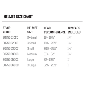 F7 AiR YOUTH HELMET